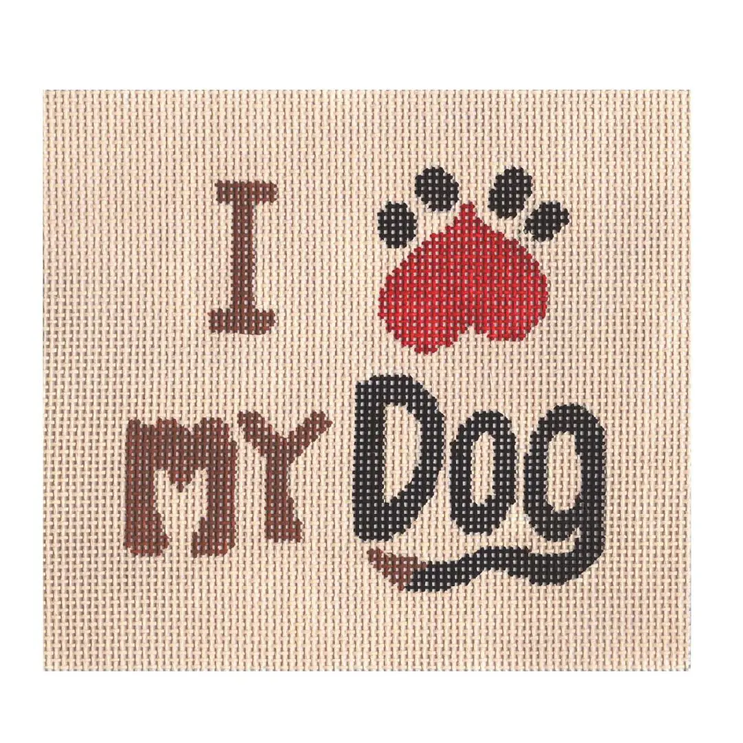 I love the Cecilia Ohm Eriksen cross stitch pattern featuring my dog.