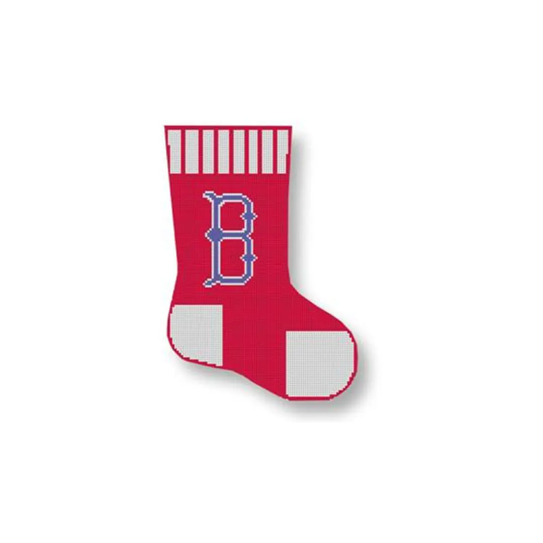 Boston Red Sox Christmas stocking featuring Cecilia Ohm.