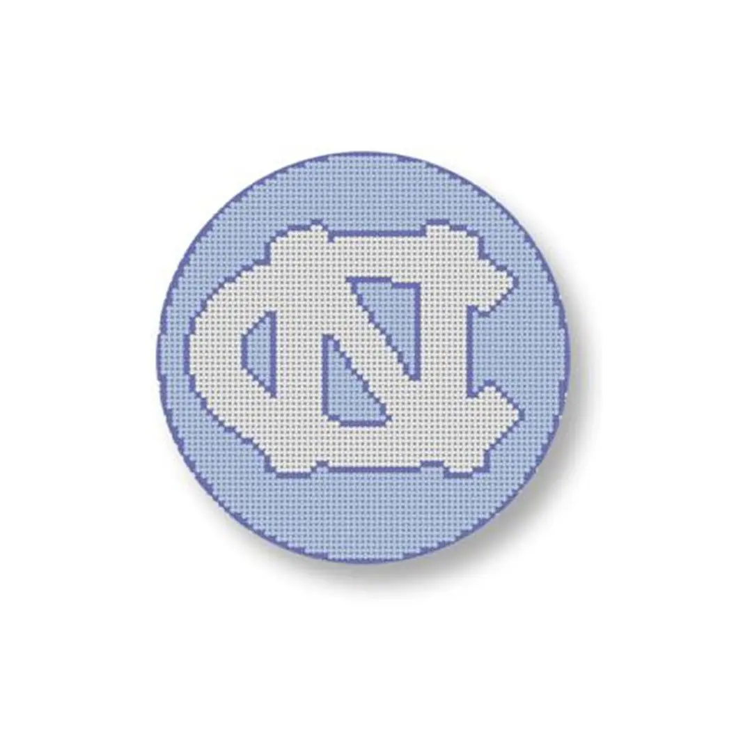 Cross stitch pattern featuring the North Carolina Tar Heels.