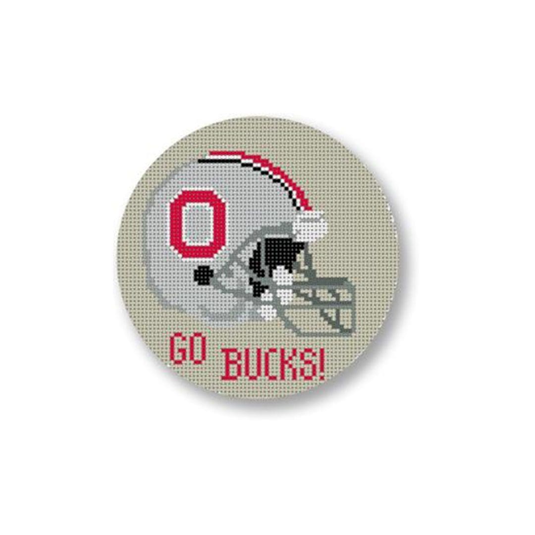 Ohio buckeyes cross stitch pattern featuring Cecilia Eriksen.