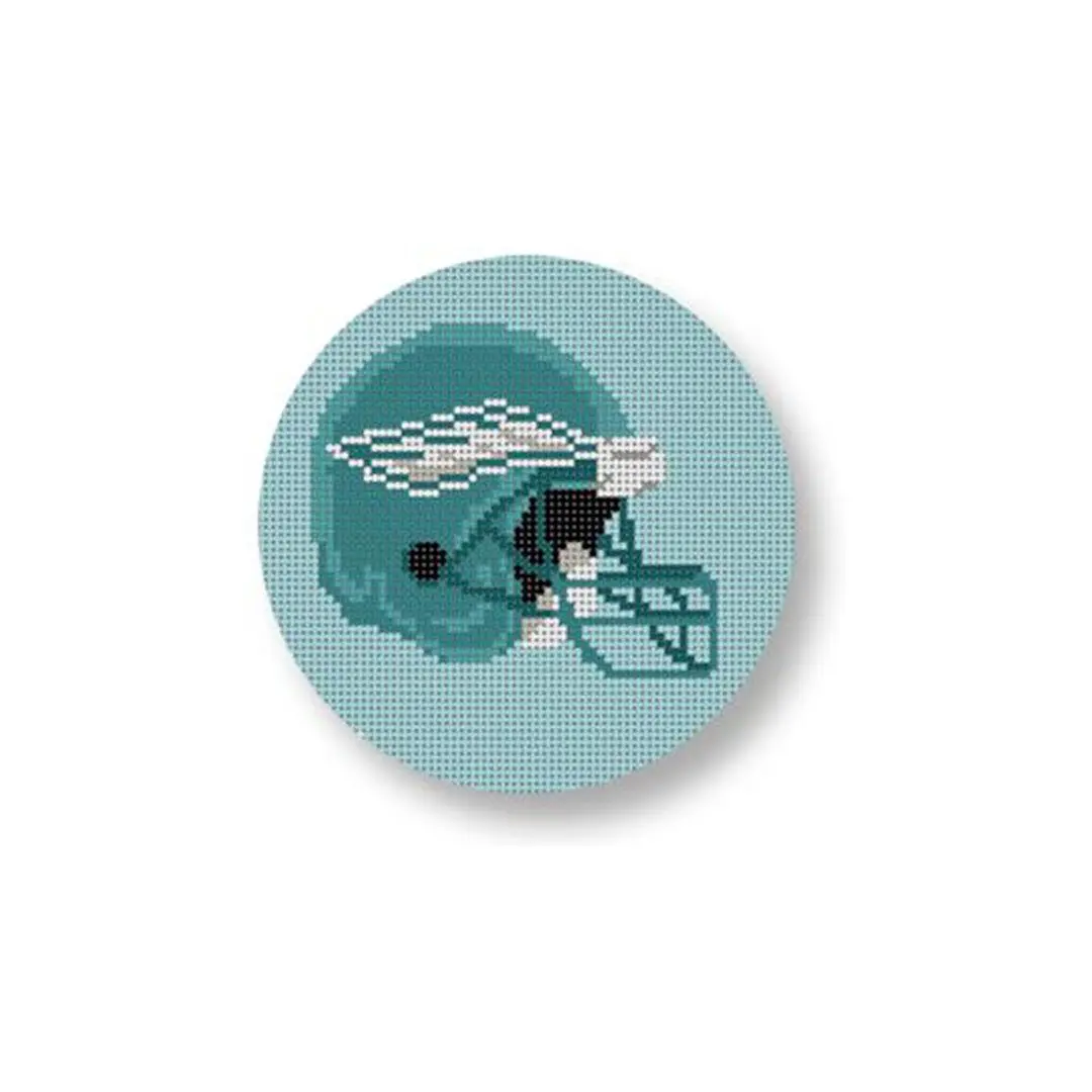 Philadelphia Eagles NFL helmet pin featuring Cecilia Ohm Eriksen.