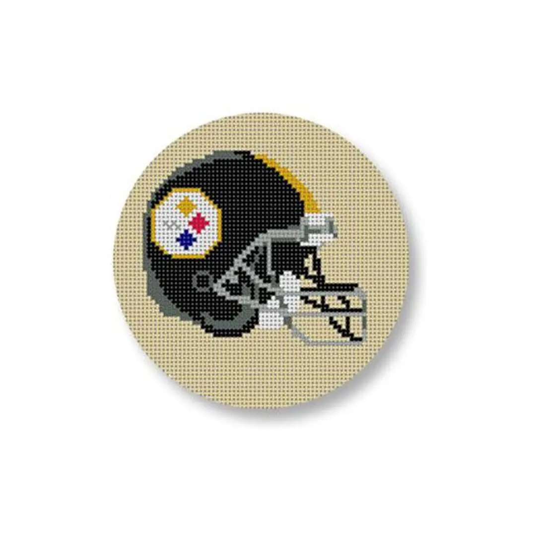 Cecilia Ohm Eriksen's Pittsburgh Steelers cross stitch pattern.