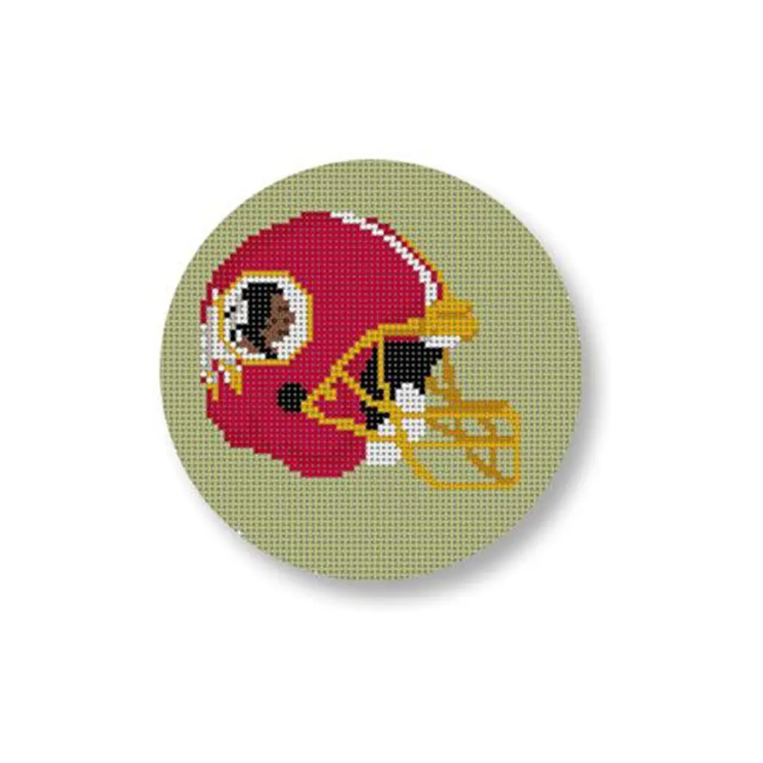 Cecilia Ohm Eriksen's Washington Redskins cross stitch pattern.