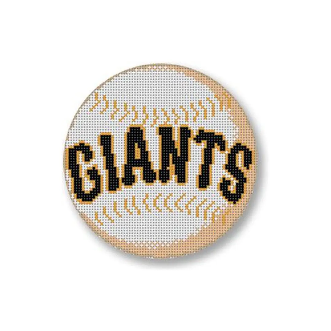 Cecilia Ohm Eriksen's San Francisco Giants cross stitch pattern.
