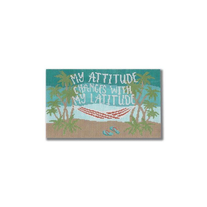 An image of a hammock with the words 'my attitude is my hammock' featuring Cecilia Ohm Eriksen.