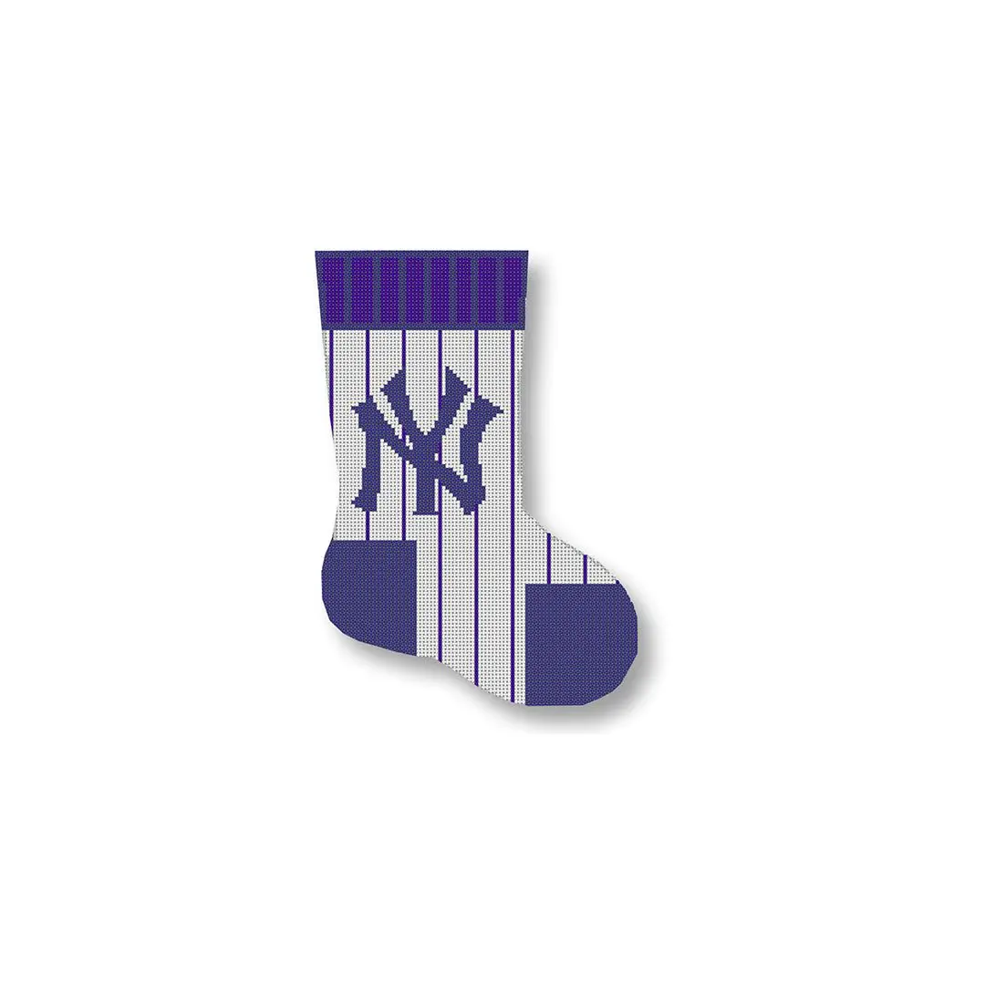 New York Yankees Christmas stocking featuring Cecilia and Ohm Eriksen.