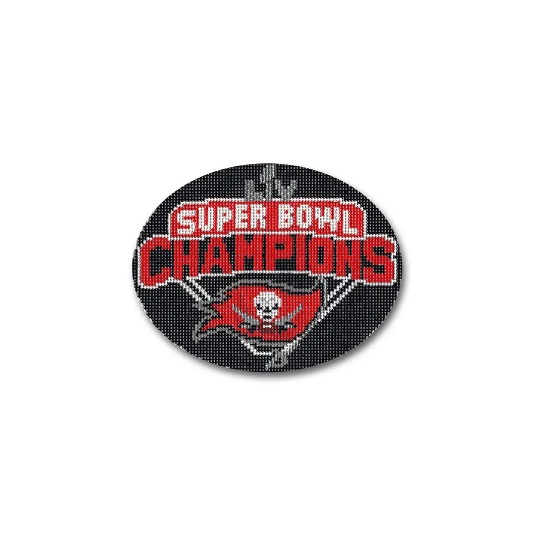 Tampa Bay Buccaneers Super Bowl Champions Patch featuring Cecilia Ohm Eriksen.