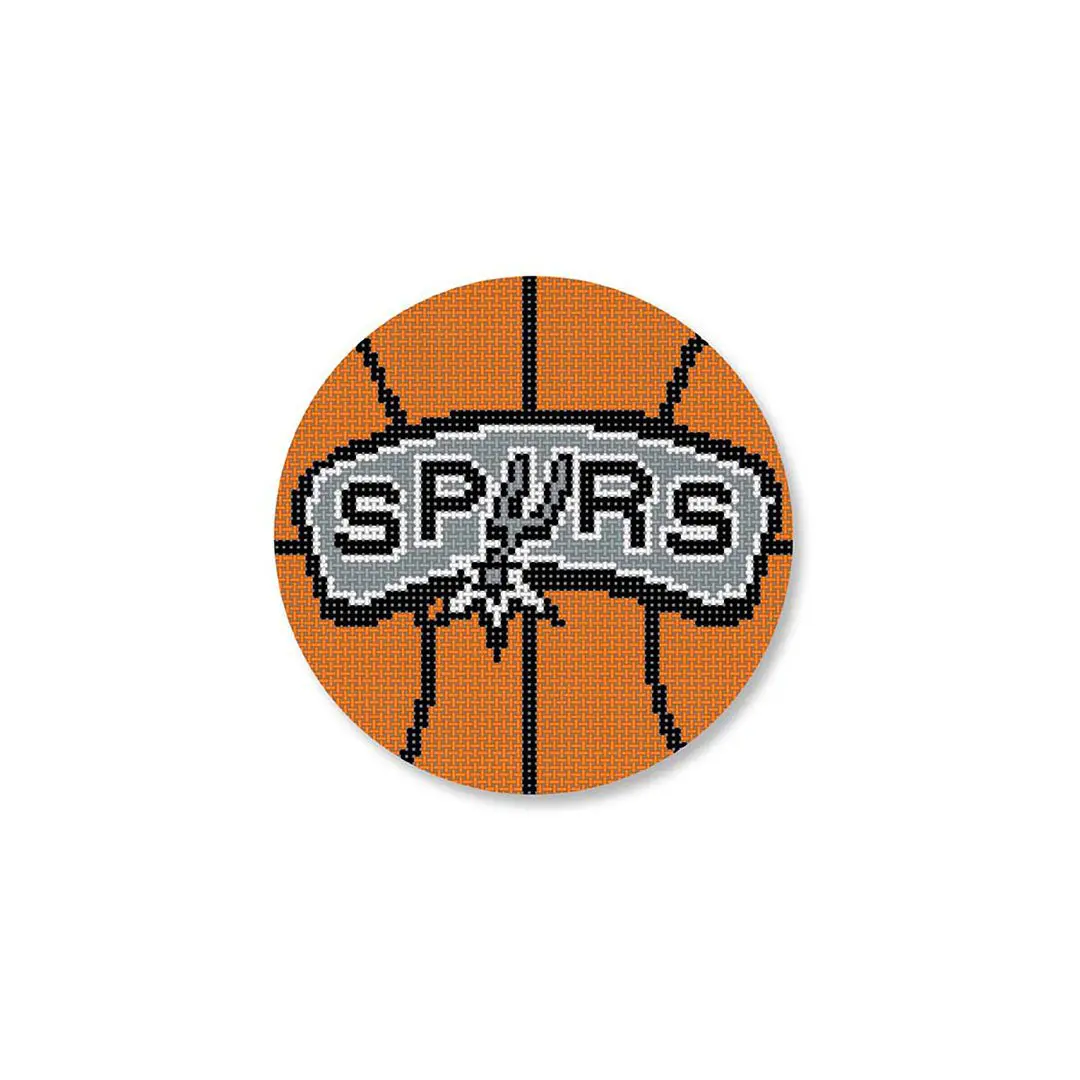The San Antonio Spurs logo featuring a circle.