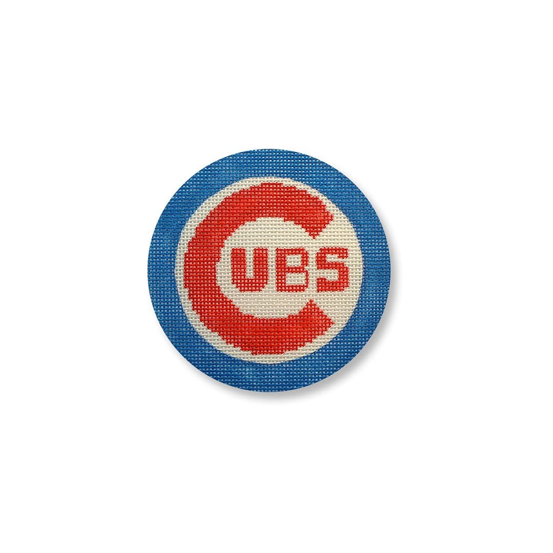 The Chicago Cubs logo featuring Cecilia is shown on a button.