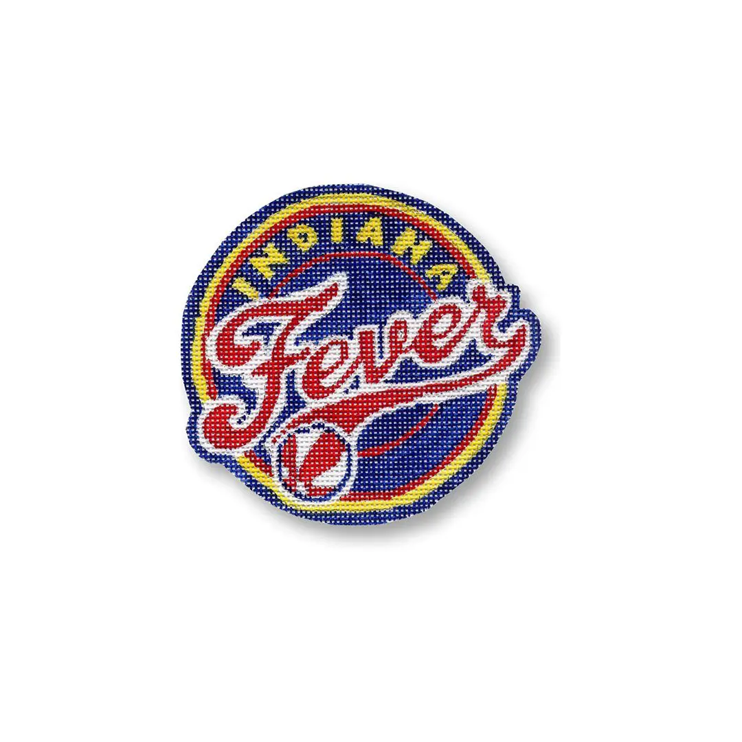 Indiana Fever embroidered patch featuring Cecilia Ohm.
