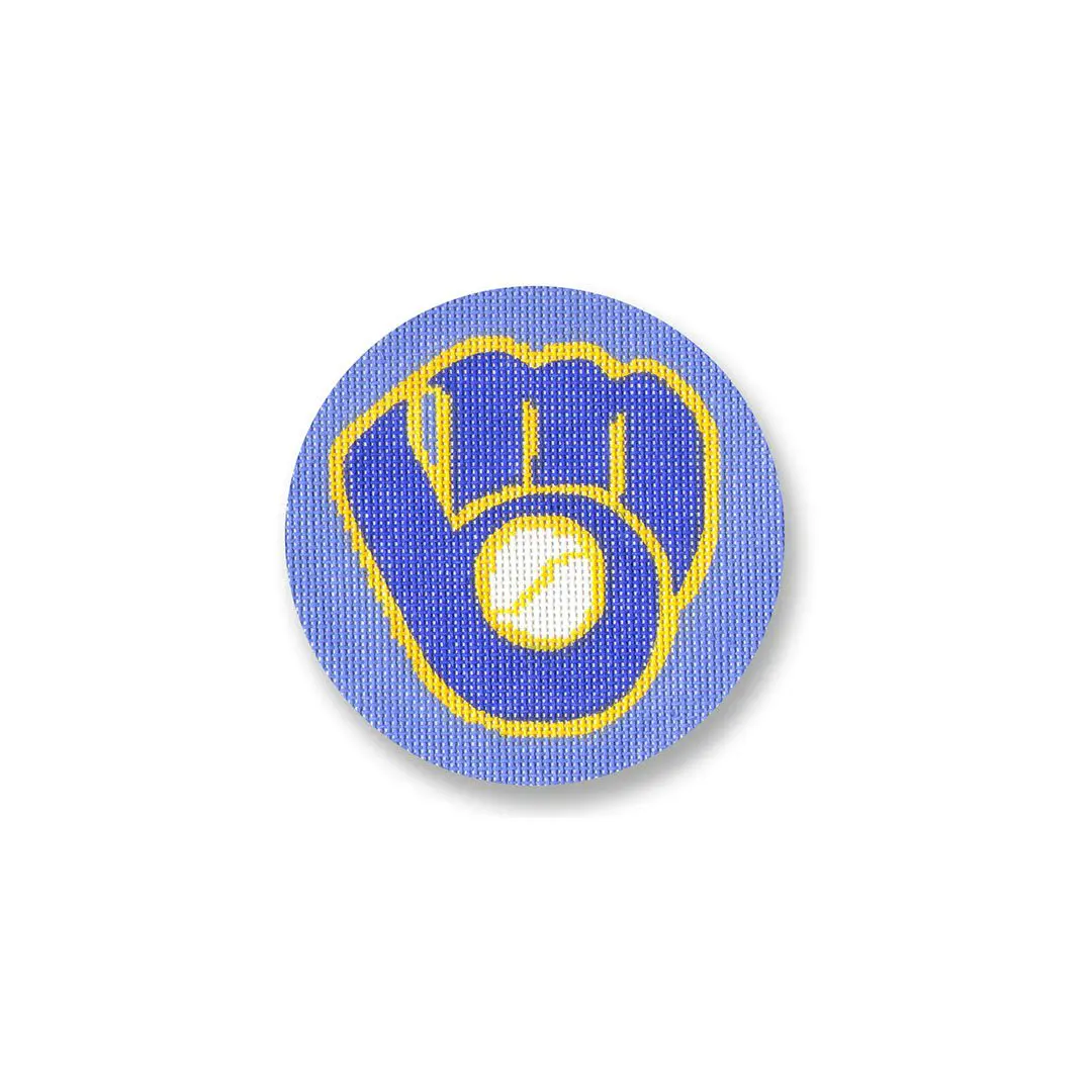 Milwaukee Brewers embroidered patch featuring Cecilia Ohm