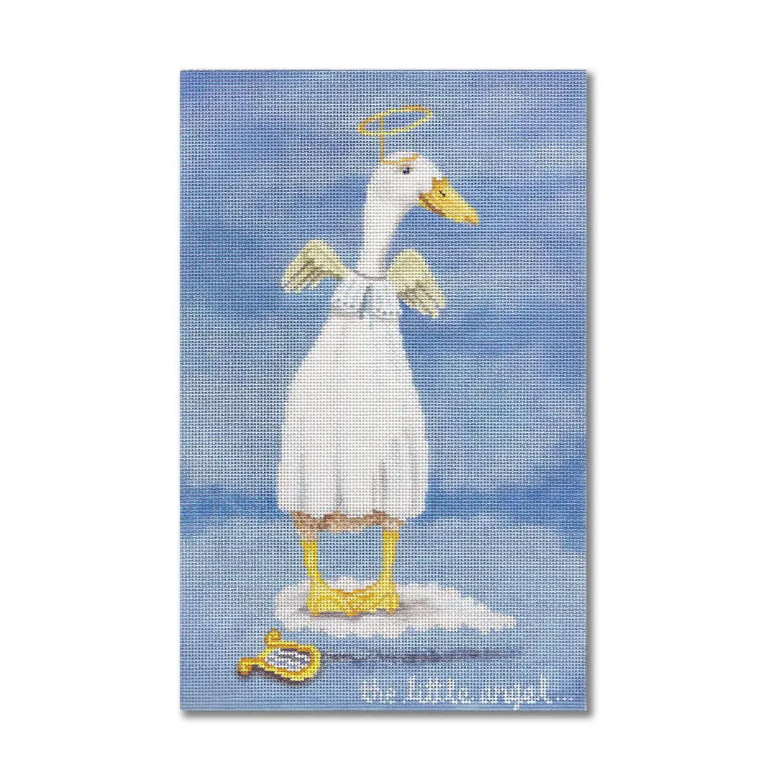 Cecilia Ohm Eriksen creates an inspiring painting of a goose with angel wings.