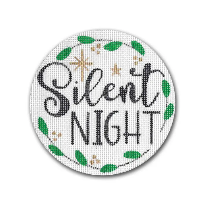 Silent night cross stitch pattern by Cecilia Ohm Eriksen.