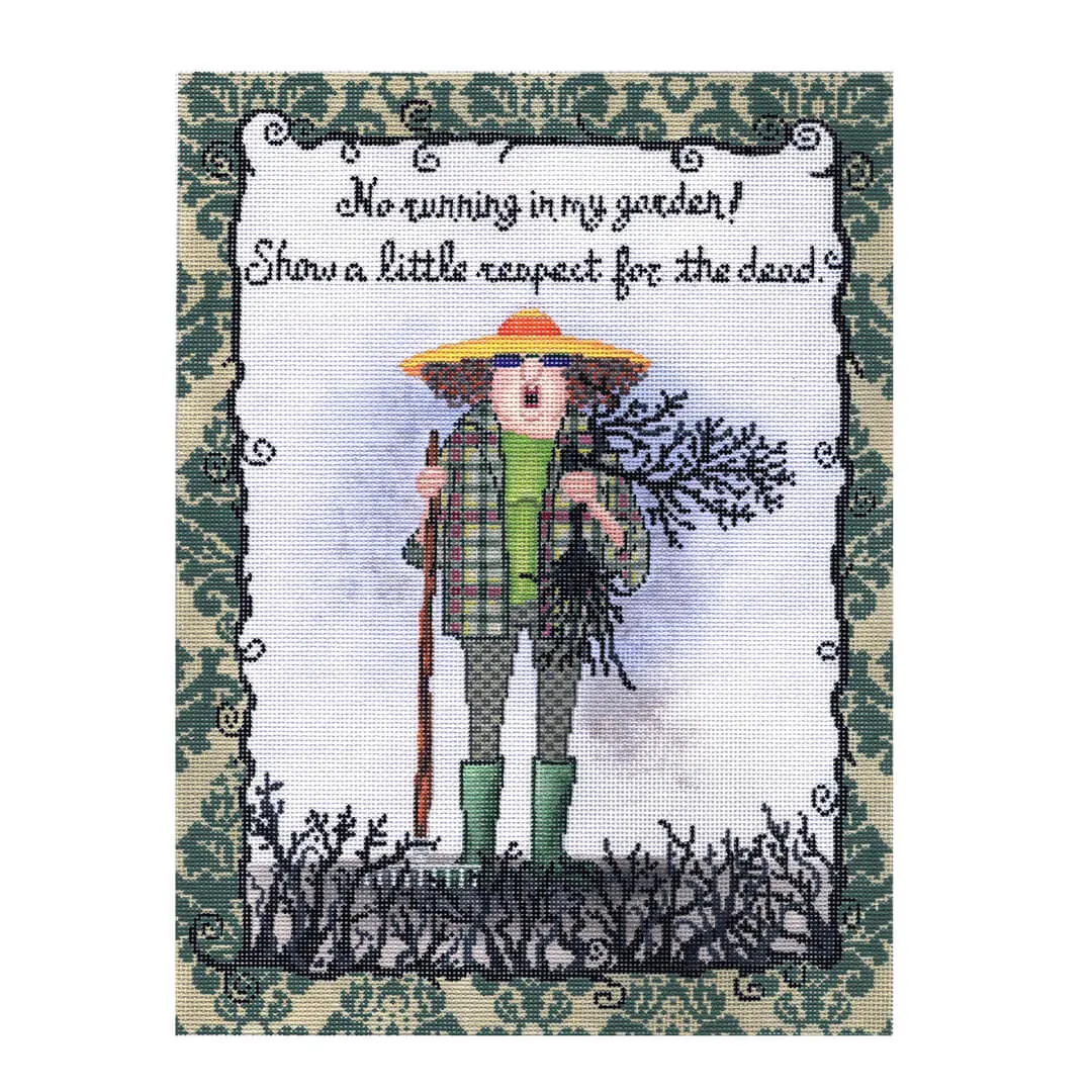 A card featuring Cecilia holding a rake for the dead.