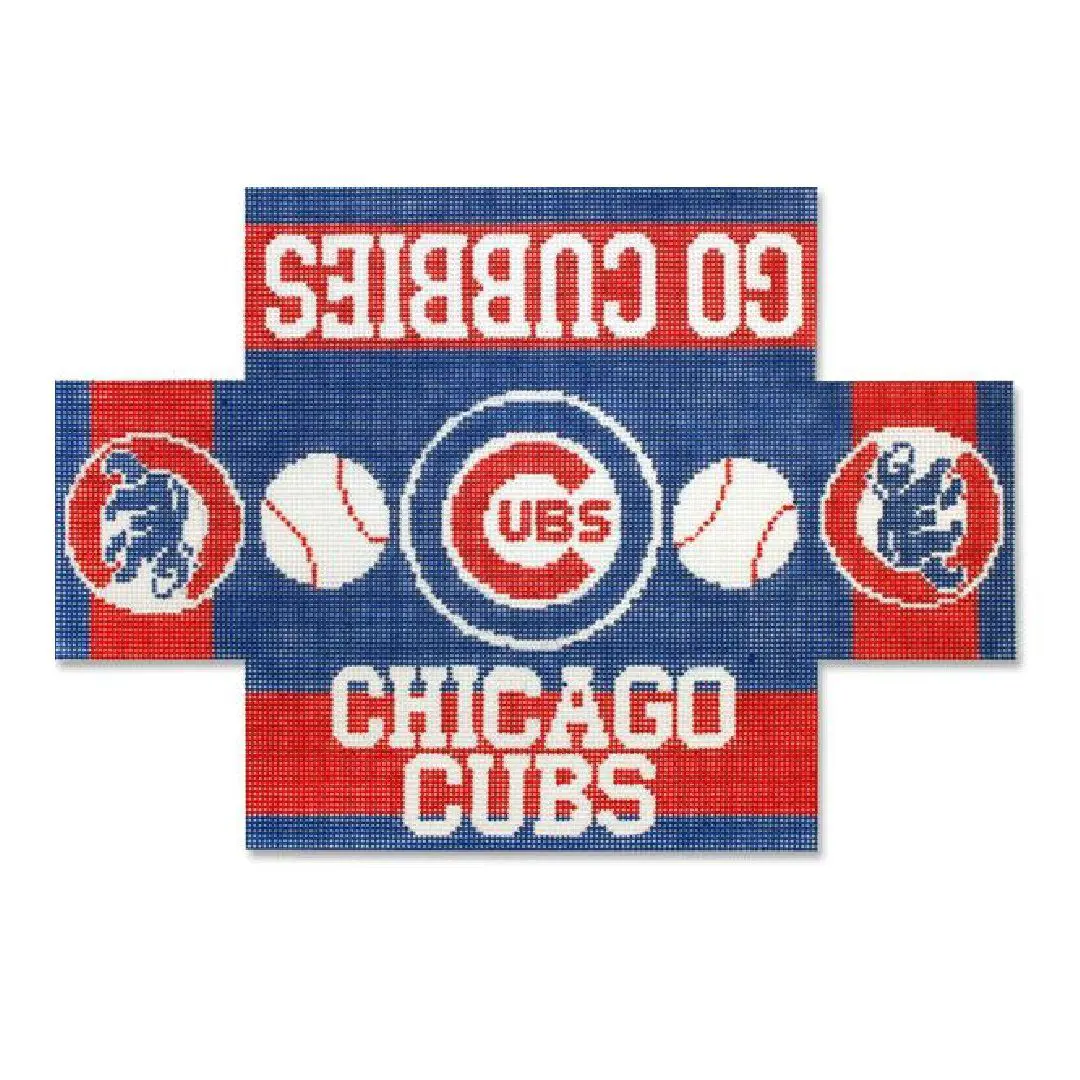 Chicago Cubs cross stitch kit featuring designs by Cecilia Ohm Eriksen.