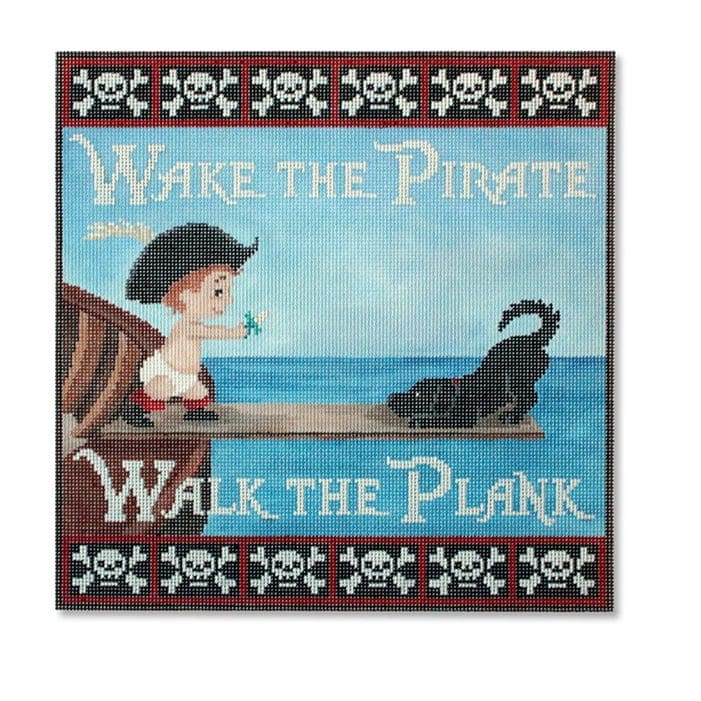 Wake the pirate Cecilia, walk the plank.