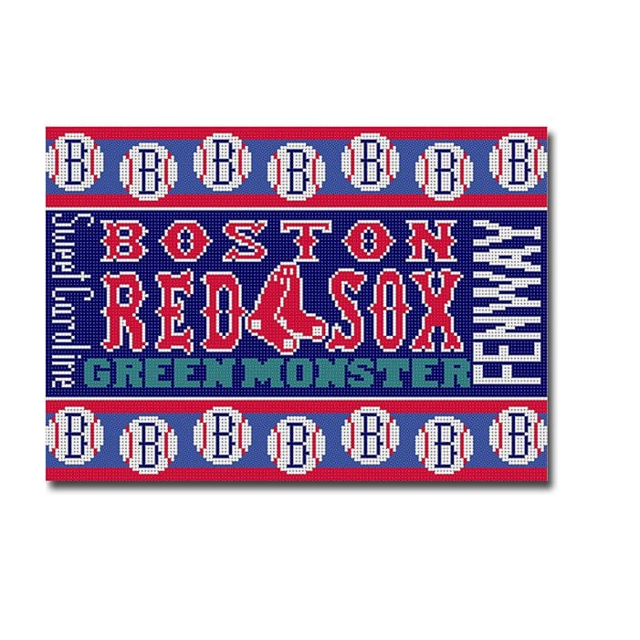 Boston Red Sox Green Monster banner featuring Cecilia and Ohm Eriksen.