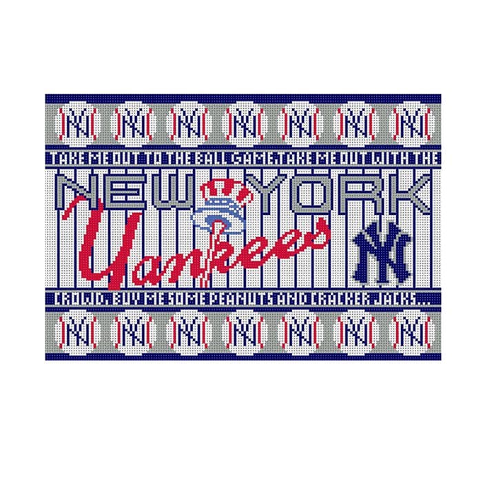 New York Yankees Cecilia Ohm throw blanket.