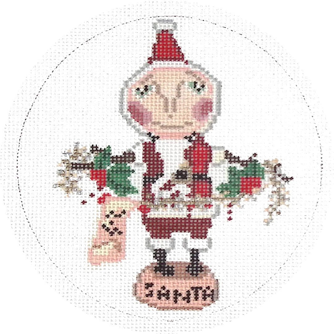 A Ciao Bella Collection cross stitch pattern of a Santa Claus.