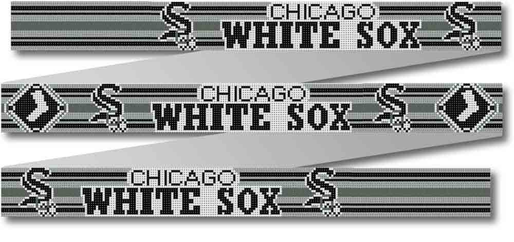The Chicago White Sox logo is shown on a scarf worn by Cecilia.