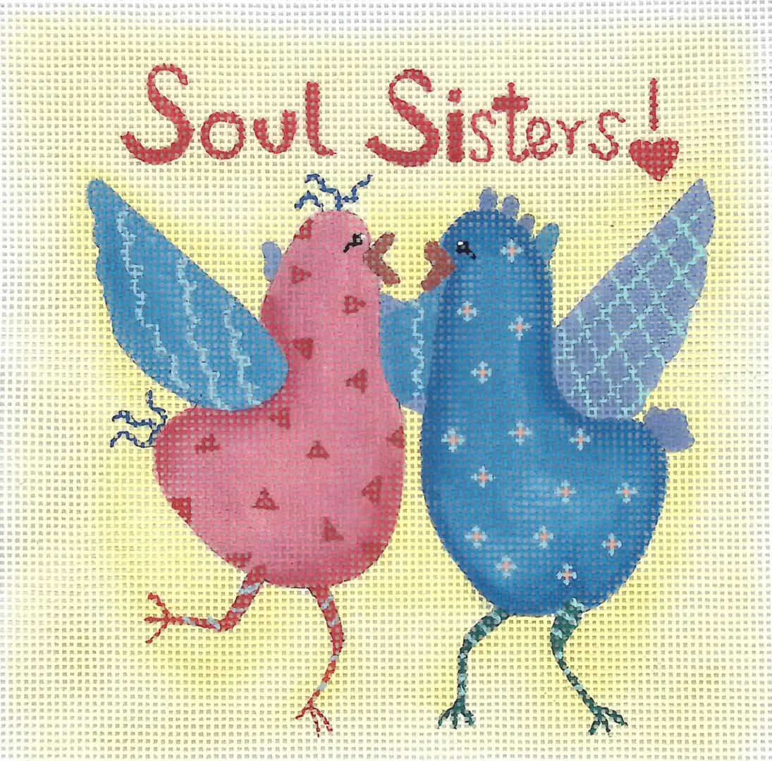 Soul sisters cross stitch kit.